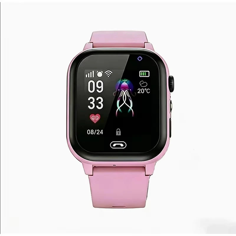 Montre connectée enfant 4G GPS avec bouton SOS