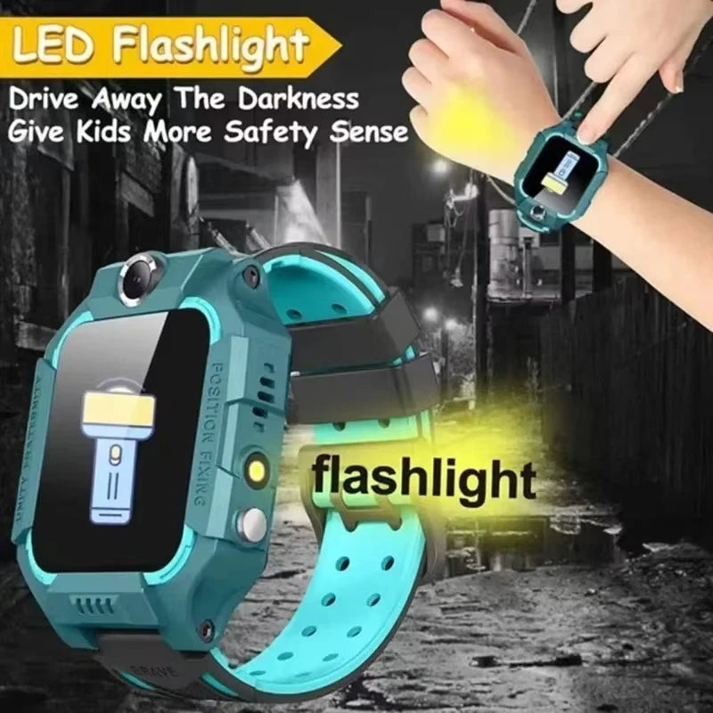Montre connectée enfant 4G GPS avec bouton SOS