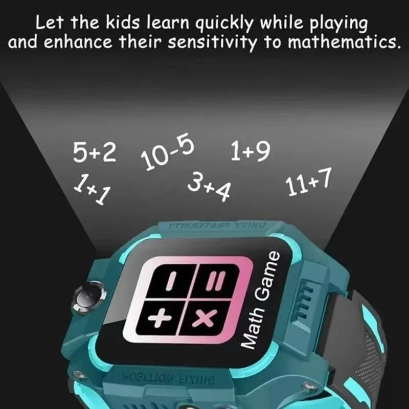 Montre connectée enfant 4G GPS avec bouton SOS