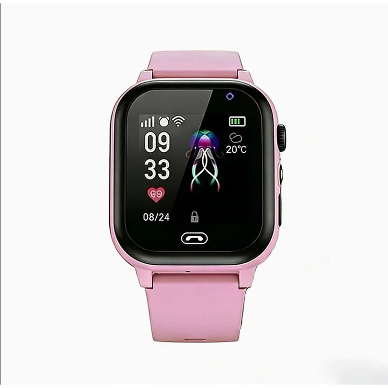Montre connectée enfant 4G GPS avec bouton SOS